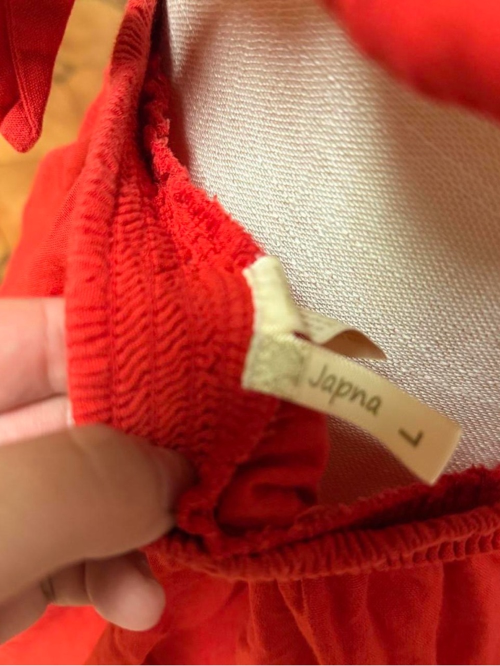 Japna Red Button-Front Mini Dress - Picture 4 of 4